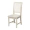 International Concepts Set of 2 Mission Side Chairs, Unfinished Seat, Wood Back, 39.2 W 21.3 in L 21.3 H, Wood Seat 265P - alternate 1